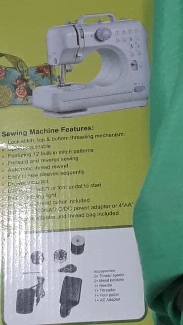 Yenidir!!! Mini kiçik ölçülü Kilid tikişi və üst-alt sap keçirmə