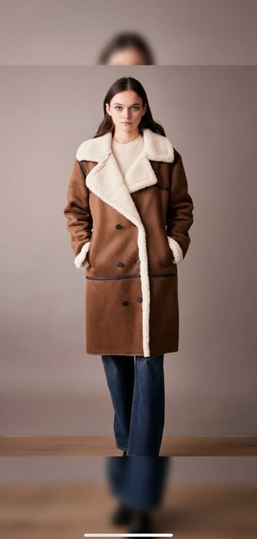 rabia hicab butik instagram: Kürk, Defacto, M, rəng - Qəhvəyi — 1