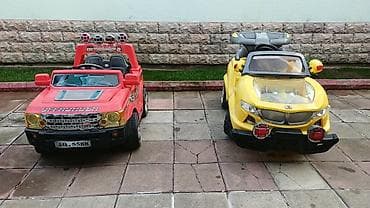ev masin: Uşaq elektrik avtomobilləri – 2 model birlikdə - Model 1: Qırmızı — 2