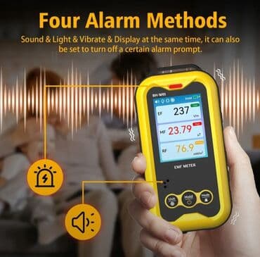 Yapışdırıcı tapançalar: EMF metr Model: BH-W01. Üç növ elektromaqnit şüalanmasını dəqiq — 3