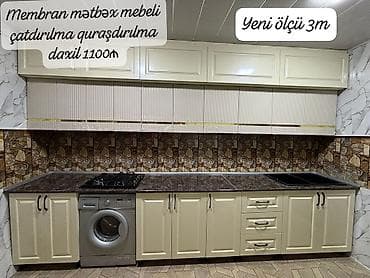 Membran mətbəx mebeli *çatdırılma quraşdırılma daxil 1100₼*. *Birbaşa