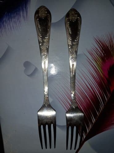 Heykəlciklər: Məhsul: Naxışlı metal çəngəl dəsti - Sayı: 10 ədəd - Material: metal — 2