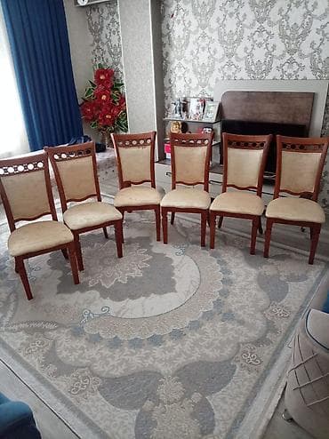 komputer stullari: Qonaq otağı üçün, İşlənmiş, rəng - Bej Stul — 1