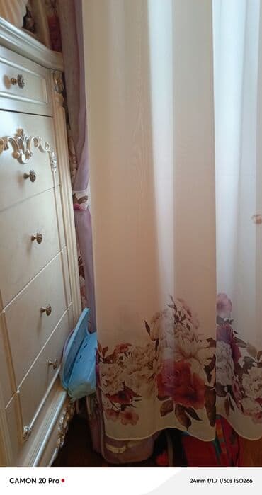 Sandıqlar: Qonaq otağı və yataq otaqları üçün dekorativ pərdə dəsti - Komplekt — 1