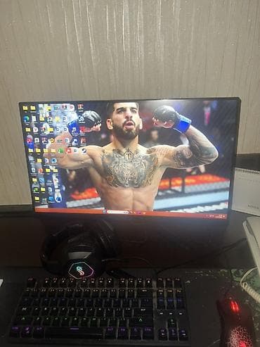 Serverlər: Güclü oyun/ofis stolüstü kompüter və 24" 165 Hz monitor seti PC — 4