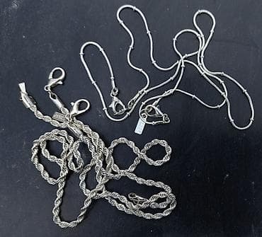 sepi: Gümüş zəncir kolleksiyası - Material: 925 ayar sterling gümüş — 1