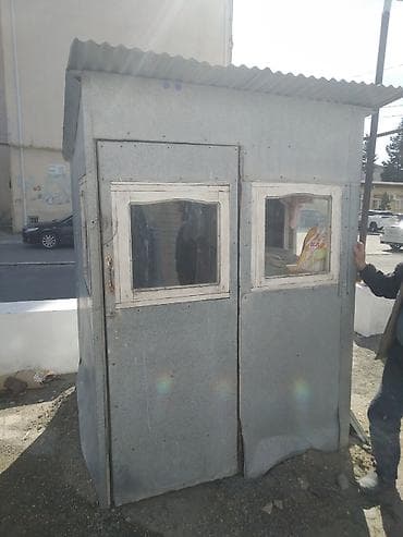 Butkalar, köşklar: Metall mühafizə köşkü / post qutusu - Material: sinklə örtülmüş metal — 2