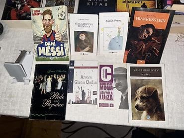 Kitabların hər biri 2 azn ! Tək-tək satılmır. Bir neçə kitab alana