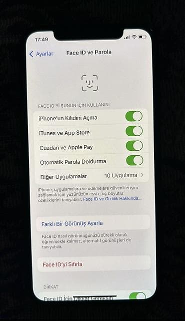 iphone x batarya orjinal: IPhone X, 64 GB, Qara, Zəmanət, Simsiz şarj, Face ID — 4