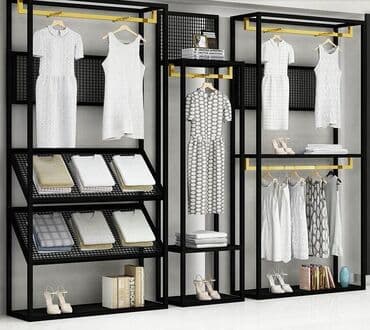 открытая вешалка для одежды: Açıq dolab vitrini, Yeni, Pulsuz çatdırılma — 14