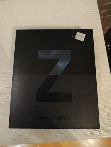 samsung planşetlər: Samsung Galaxy Z Fold 3, 256 GB, rəng - Qara, İki sim kartlı — 3