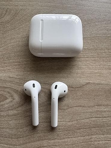 Б/у Беспроводные (Bluetooth) Наушники, Apple, цвет - Белый — 7