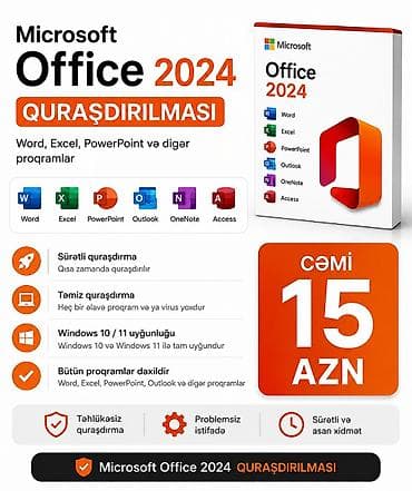 gəncədə komputer kursları: Kompüter kursu: Microsoft Office — 1