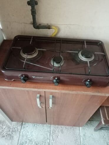 bisirme paneli: Плита Газовая, Настольная, 3 конфорки, Б/у — 1