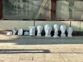 idmançı oğlan şəkilləri: Fiqur, Gips, rəng - Ağ — 5