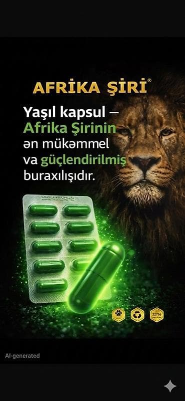 Ən effektli versiyadır Ən aşagı qiymətə Afrika Şiri – bioloji — 1