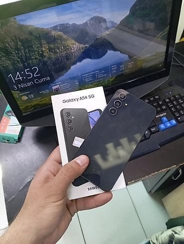 modio m19 tablet: Samsung Galaxy A54 5G, 256 GB, rəng - Qara, İki sim kartlı — 2