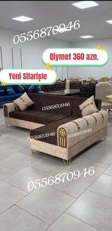 Künc divan, Qonaq otağı üçün, Parça, Bazalı