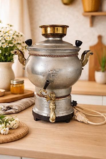 Mikrodalğalı sobalar: İşlənmiş Elektrik Samovar, 5 l, Ünvandan götürmə — 1