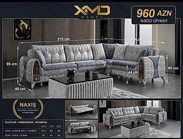 XMD Mebel – NAXIŞ künc divan dəsti - Nəğd qiymət: 960 AZN - Model lalafo.az -da XMD Mebel – NAXIŞ künc divan dəsti - Nəğd qiymət: 960 AZN - Model