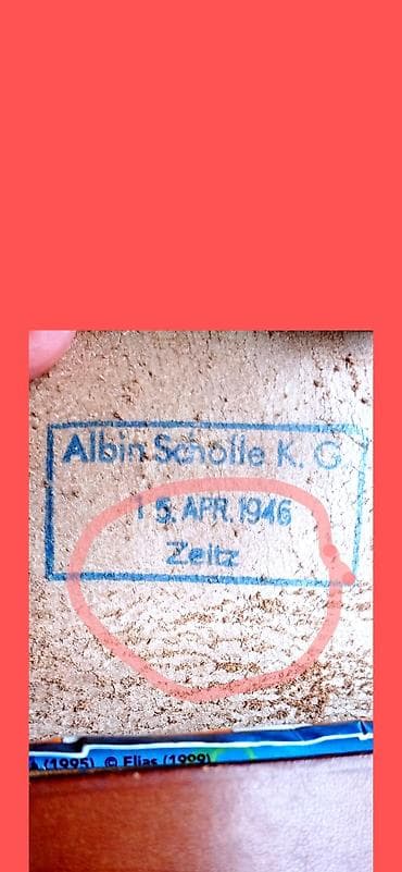 ​Бренд: Albin Scholle K.G. — известная немецкая фирма из Цайца. Она