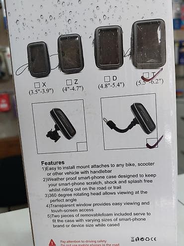 İdman və hobbi: Velosiped ve motoskilet ucun telefon tutacaqlari yeni motosklet — 4
