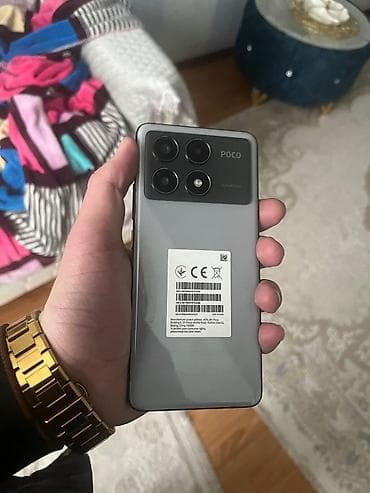 redmi note 4x: Poco X6 Pro 5G, 512 GB, rəng - Boz, Zəmanət, Sensor, Barmaq izi — 1