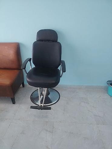 vega mebel: Peşəkar bərbər/kosmetoloji kreslosu - Rəng: qara - Material: yumşaq — 1