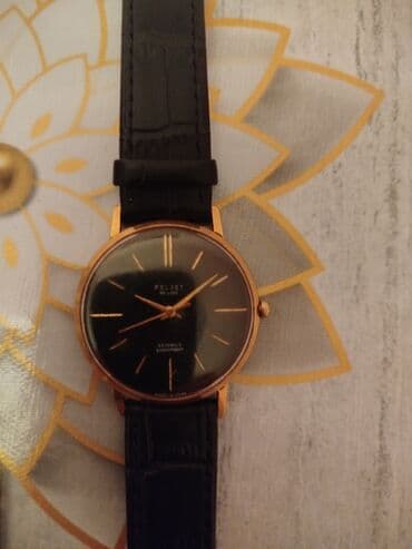 irşad iş saatları: İşlənmiş, Qol saatı, rəng - Qara — 1