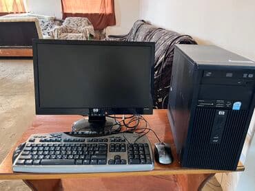 boş sistem bloku: HP masaüstü kompüter dəsti Dəst tərkibi: - HP LCD monitor (model — 1