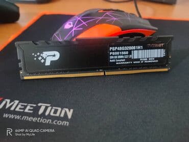 Yenidir. Patriot 8gb ddr4 3200mhz. Ramın üzərində soyuducu qapaqları