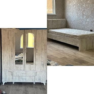 tek dolablar: Yeni tək adamlıq kravat və dolab. Cütü 300azn, kravat matrasla birge — 1