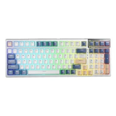 klavyaturalar: 💠MODEL: AULA F98 Blue/White/Pink 3 IN 1 Hot-Swappable RGB Gasket — 1