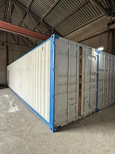 kontener ev: 40 futlu modifikasiya edilmiş dəniz konteyneri – anbar/saxlama bloku — 1