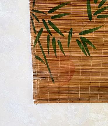 ev divar dekorlari: Bambuk Divar Rulosu – Əl İşi Dekor. Vyetnamdan alınıb. Aşağı — 3