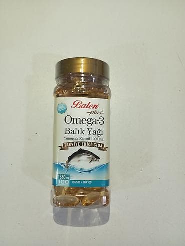 Balen Omega 3 100 kapsul - 25 AZN 200 kapsul - 40 AZN Balık yağının