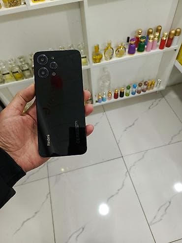 iphone 7 gence: Redmi 12, 128 GB, rəng - Qara, Barmaq izi — 1