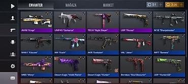 qizil alan: Oyun hesabı – Standoff 2 Ümumi: - Profil səviyyəsi: 58 - ID — 2