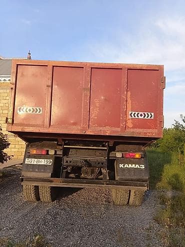 hava salyan: KAMAZ 55111 tipli 6x4 damperli yük maşını - Kuzov: üçtərəfli damper — 6