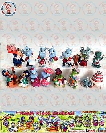 Məhsul: Kinder Überraschung fiquraları – “Happy Hippo Hochzeit” (toy — 1