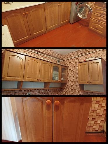 Mətbəx mebel dəsti - Material: taxta görünüşlü MDF/laminat fasadlar — 1