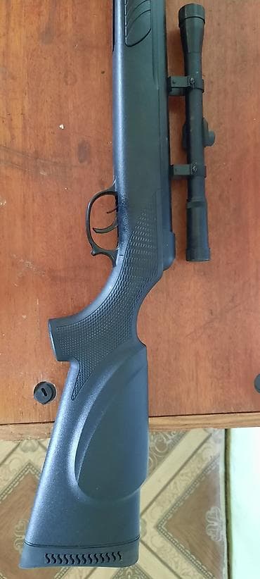 Ручные механические инструменты: Hava ilə çalışan pnevmatik tüfəng (yaylı, qırma lülə tipli) - Kalibr — 5