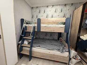 ushaq carpayisi: Oğlan və qız üçün, Yeni, Çarpayı, Matras ilə, Siyirməsiz, Laminat — 1