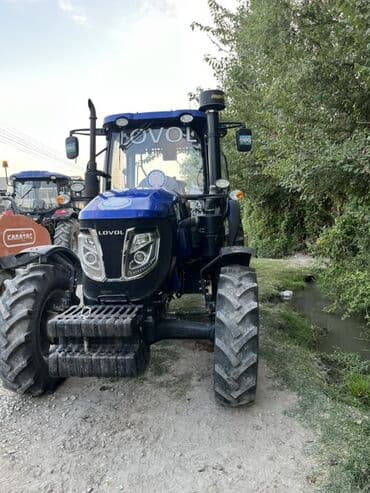 traktor isi elanlari: LOVOL markalı mavi rəngli traktor. Traktor rahat sürücü kabinəsi və — 2