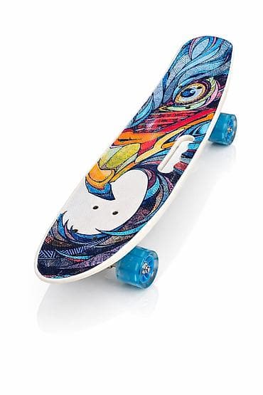 skate: Penny tipli davamlı skeytbord - Ölçü: 64.5 x 17 sm - Daşıma tutumu — 2