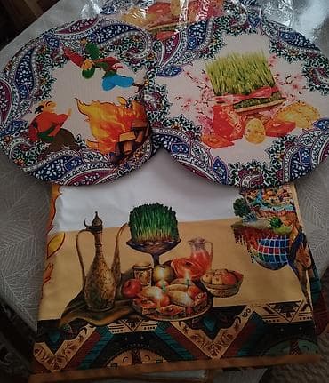 Novruz mövzusunda süfrə tekstili dəsti.Süfrə satılır.Təzədi.8 10 lalafo.az -da Novruz mövzusunda süfrə tekstili dəsti.Süfrə satılır.Təzədi.8 10