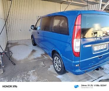 mercedes vito 208: Mercedes-Benz Vito matorlu miniven - Kuzov: mavi rəng, uzun baza — 3