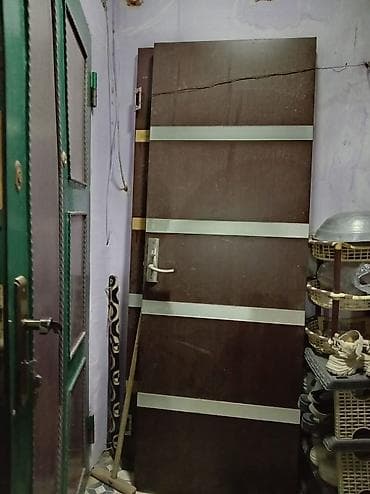 seyfi qapi: TƏCİLİ SATILAN.Qapı dəsti – MDF laminat, dekorativ alüminium — 1