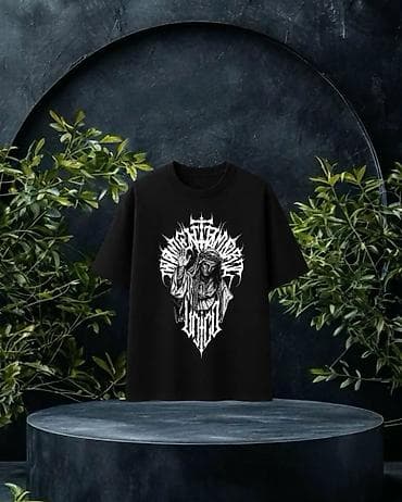 Qara rəngli qrafik köynəklər kolleksiyası - Material: yumşaq