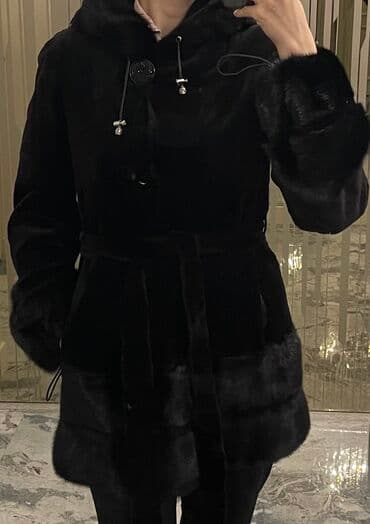 qara hicab: Tebii xez deri Xs, s razmer Qara reng Yeni kimidir 1 duymesi dusub — 5